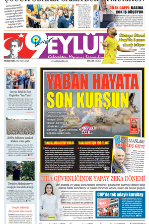 18.09.2025 Gazete 9 Eylül Manşeti