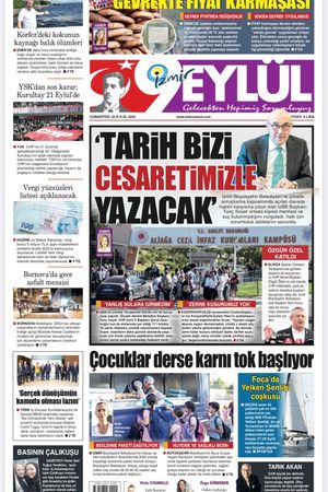 20.09.2025 Dokuz Eylül Manşeti