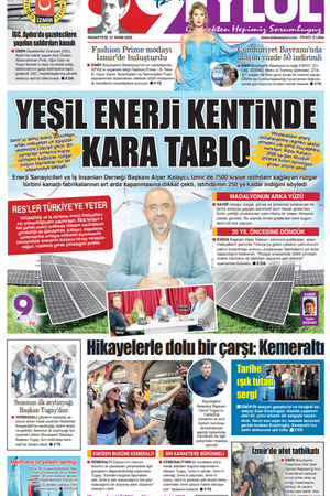 27.10.2025 Gazete 9 Eylül Manşeti