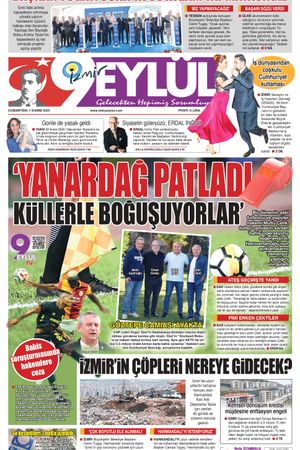 01.11.2025 Gazete 9 Eylül Manşeti