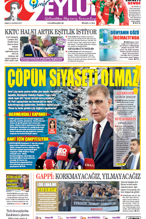 4.11.2025 Gazete 9 Eylül Manşeti