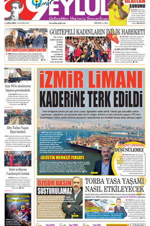 5.11.2025 Gazete 9 Eylül Manşeti