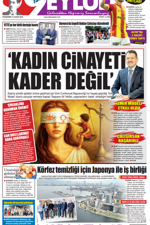 6.11.2025 Gazete 9 Eylül Manşeti