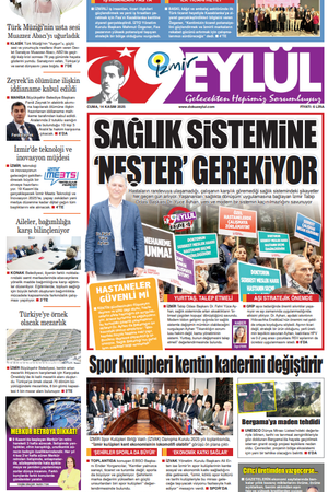 14.11.2025 Gazete 9 Eylül Manşeti