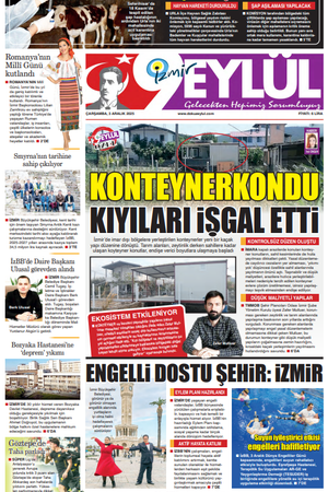 3.12.2025 Gazete 9 Eylül Manşeti