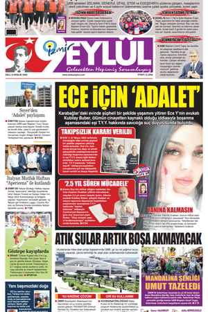 9.12.2025 Gazete 9 Eylül Manşeti