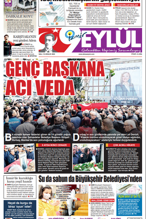 16.12.2025 Gazete 9 Eylül Manşeti