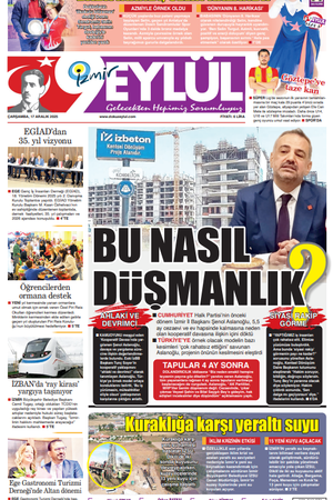 17.12.2025 Gazete 9 Eylül Manşeti