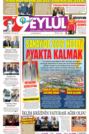 29.12.2025 Gazete 9 Eylül Manşeti