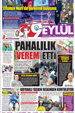 13.01.2026 Gazete 9 Eylül Manşeti