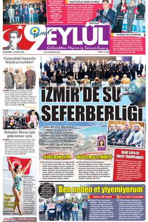 14.01.2026 Gazete 9 Eylül Manşeti