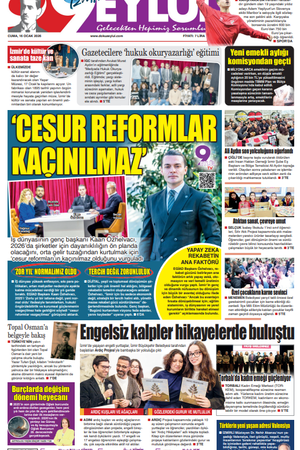 16.01.2026 Gazete 9 Eylül Manşeti