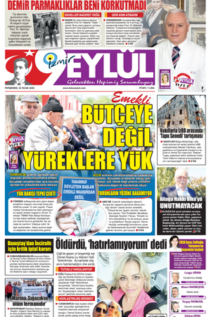 22.01.2026 Gazete 9 Eylül Manşeti