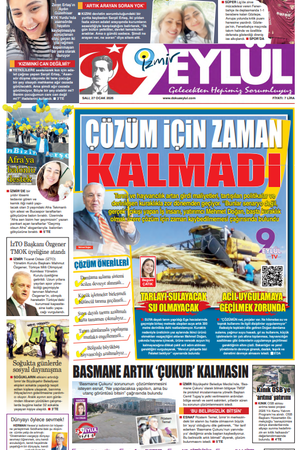 27.01.2026 Gazete 9 Eylül Manşeti